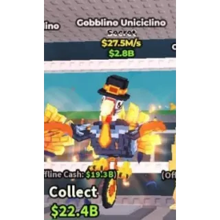 GOBBLINO UNICICLINO 27.5M/S STEAL A BRAINROT