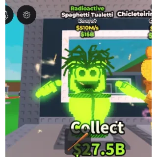 RADIOACTIVE SPAGHETTI TUALETTI 510M/S STEAL A BRAINROT