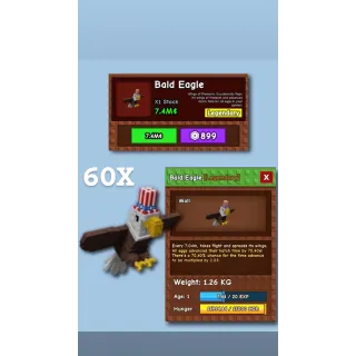 60X BALD EAGLE🦅 GROW A GARDEN FASTEST DELIVERY