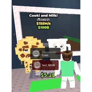 COOKI AND MILKI 155M/S STEAL A BRAINROT