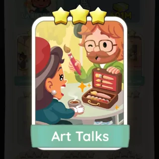 Art Talks ⭐⭐⭐ Monopoly Sticker Instant Delivery