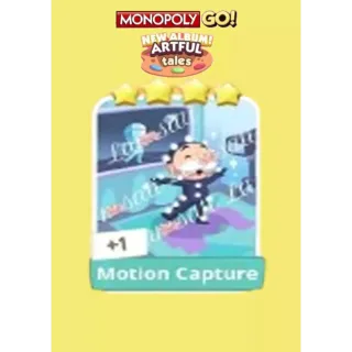 Motion Capture ⭐⭐⭐⭐ Monopoly Sticker Instant Delivery