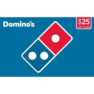 $25.00 USD Domino's Pizza Giftcard