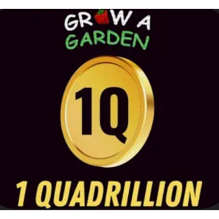 GROW A GARDEN|| 1 QUADRILLION SHECKLES (CHEAP)