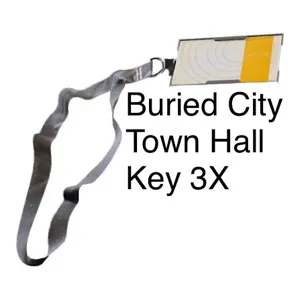 3X Town Hall Keys