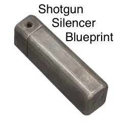 Shotgun Silencer Blue…
