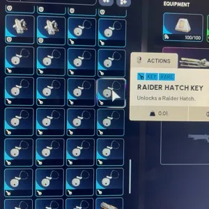 Raider hatch key