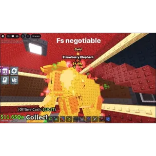 GOLD Strawberry Elephant 4.6b/S