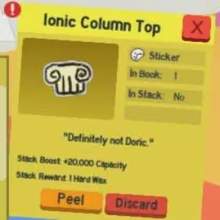 IONIC COLUMN TOP