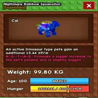 COLLOSAL RBH IGUANODON