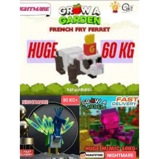 TITANIC NM PEACOCK 80KG+ HUGE NM 60KG+ FFF HUGE NM MIMIC OCTOPUS 60KG+