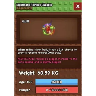 RBH MAGPIE - 60-61KG GROW A GARDEN