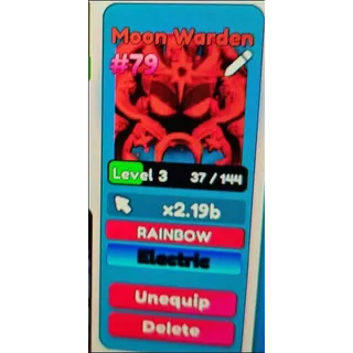 Electric Rainbow Moon Warden ( Tap Simulator )
