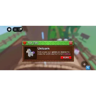 Unicorn grow a garden 2