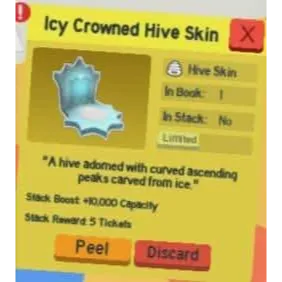 icy crowned hive skin