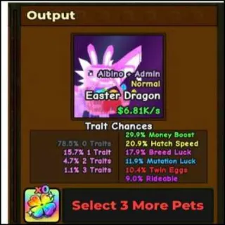 NORMAL ALBINO EASTER DRAGON