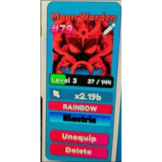 Electric Rainbow Moon Warden ( Tap Simulator )