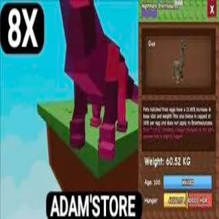 8x Huge Nightmare Brontosaurus 60kg+