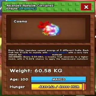 ASCENDED RBH CORRUPTED KITSUNE 60KG