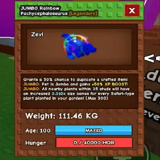 COLLOSAL RBH PACHYCEPHALOSAURUS