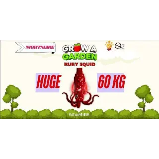 NIGHTMARE HUGE RUBY SQUID 60KG