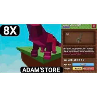 8x Huge Nightmare Brontosaurus 60kg+