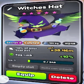 WITCHES HAT | TAP SIMULATOR REBORN |