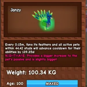 TITANIC PEACOCK 100KG