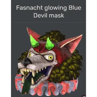 Glowing Blue Devil