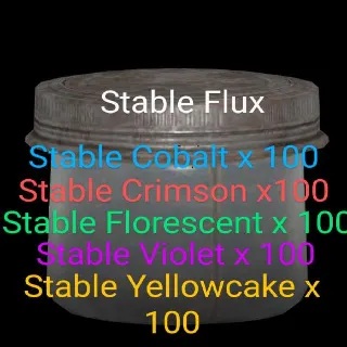 Stable Flux 100 Of Each