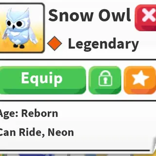 neon ride snow owl