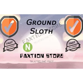N Ground Sloth