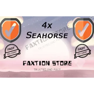 Pet | 4x Seahorse