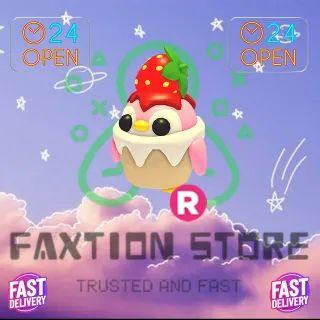 R Strawberry Penguin