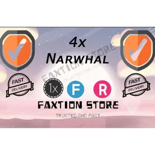 Pet | 4x Narwhal