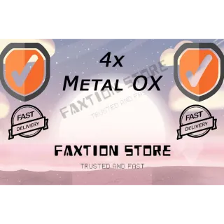 Pet | 4x Metal OX