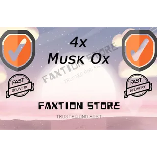 Pet | 4x Musk Ox