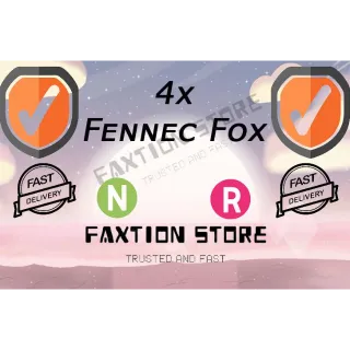 4x NR Fennec Fox