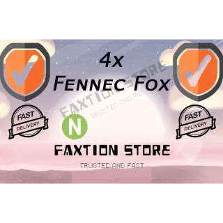 4x N Fennec Fox