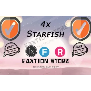 Pet | 4x Starfish