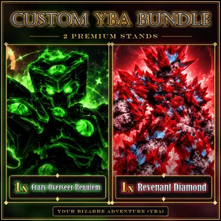 YBA Bundle | Revenant Diamond + Crazy Overseer Requiem | CDR | Fast Delivery