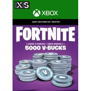 Fortnite - 5000 V-Bucks XBOX LIVE Key GLOBAL