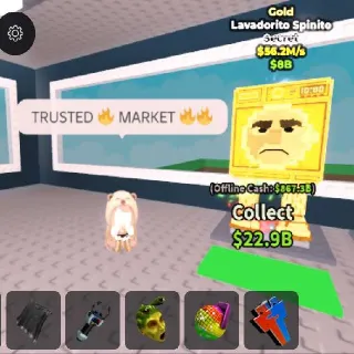 Gold Lavadorito Spinito