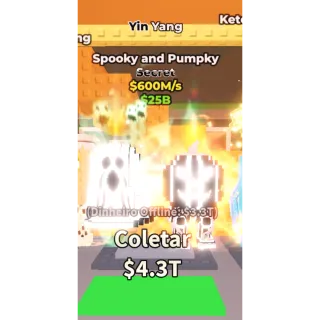 Spooky and pumpky