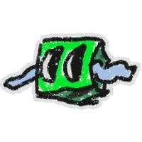 Wobbly Looker Bee Sticker