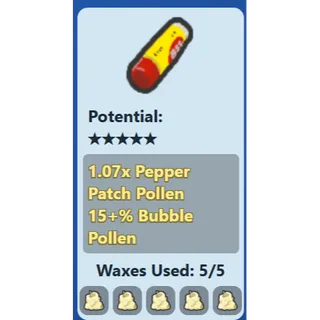 Camphor Lip Balm 1.07 PPP/1.07 Pepper Patch Pollen