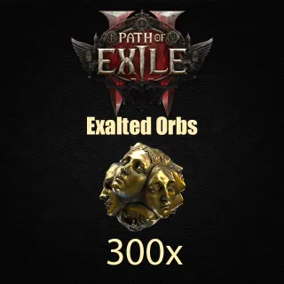 Path of Exile 2 300 Exalted Orbs Poe2