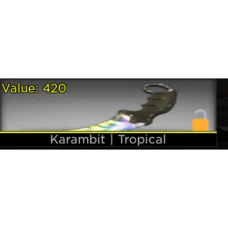 Karambit Tropical