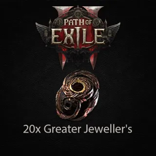 Path of Exile 2 20x Greater Jeweller's Orb Poe2