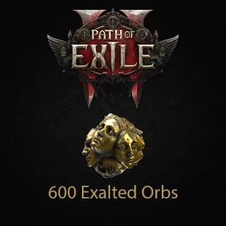 Path of Exile 2 600 Exalted Orbs Poe2